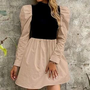 Colorblock Vest Mini Dress